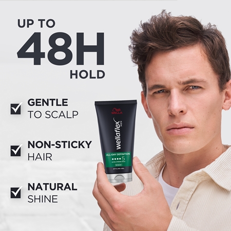Wella Wellaflex Men Haargel mit extra starker Fixierung