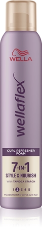 Wella Wellaflex 7in1 putos išsiskiriančioms garbanoms