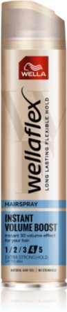 Wella Wellaflex Instant Volume Boost lak za lase z ekstra močnim utrjevanjem za ekstra volumen