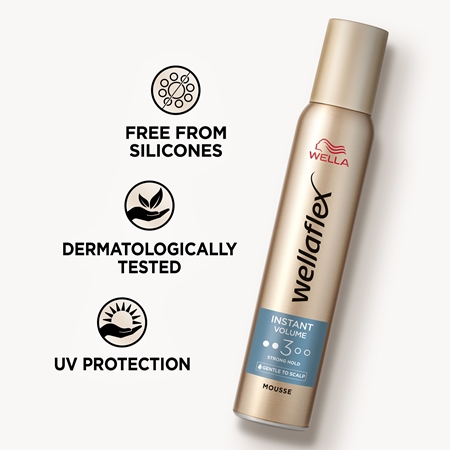 Wella Wellaflex Instant Volume Boost fissante in mousse per un volume extra