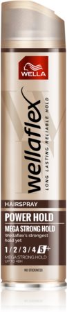 Wella Wellaflex Power Hold Form & Finish Haarspray mit extra starkem Halt für natürliche Fixation