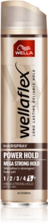 Wella Wellaflex Power Hold Form & Finish λακ μαλλιών με εξαιρετικά δυνατό κράτημα για φυσικό κράτημα