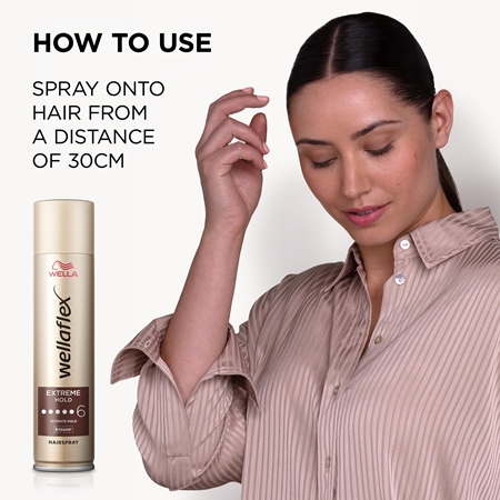 Wella Wellaflex Extreme Hold Haarspray mit extra starkem Halt für natürliche Fixation