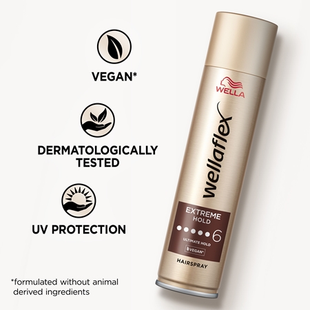Wella Wellaflex Extreme Hold Haarspray mit extra starkem Halt für natürliche Fixation