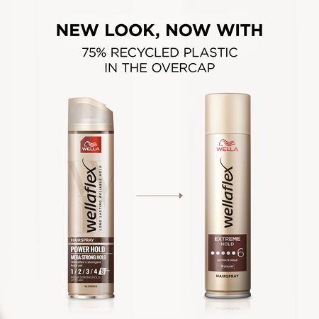 Wella Wellaflex Extreme Hold Haarspray mit extra starkem Halt für natürliche Fixation