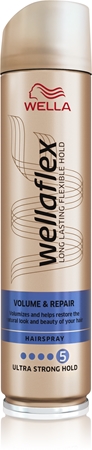 Wella Wellaflex Volume & Repair Haarspray mit extra starkem Halt für Volumen und Vitalität