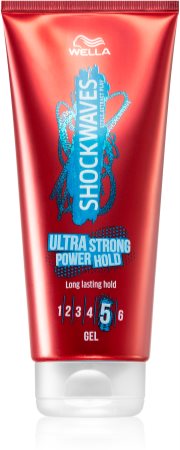 Wella Shockwaves Ultra Strong Power Hold τζελ για τα μαλλιά με δυνατό φιξάρισμα