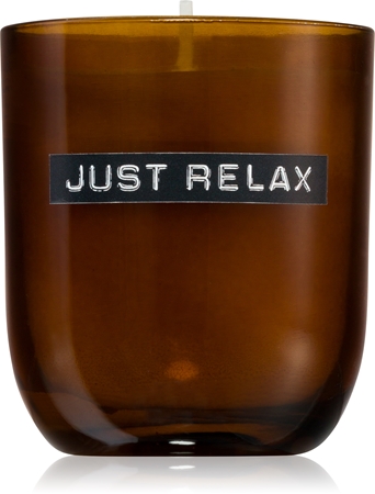 Wellmark Just Relax Amber Cedrwood candela profumata