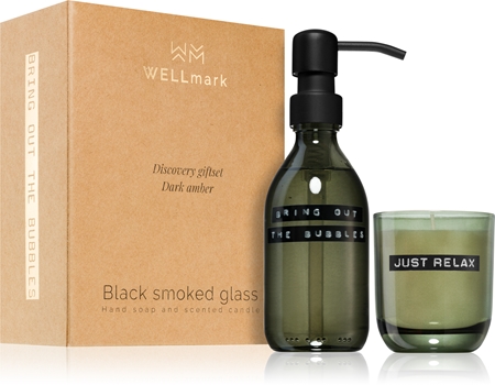 Wellmark Black Smoked Glass dárková sada pro ženy