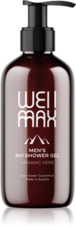 WellMax Men's Shower Gel 3in1 τζελ για ντους για άντρες 3 σε 1