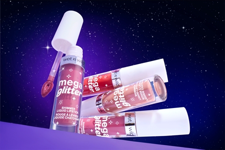 Wet n Wild Mega Glitter ματ υγρό κραγιόν με στρας