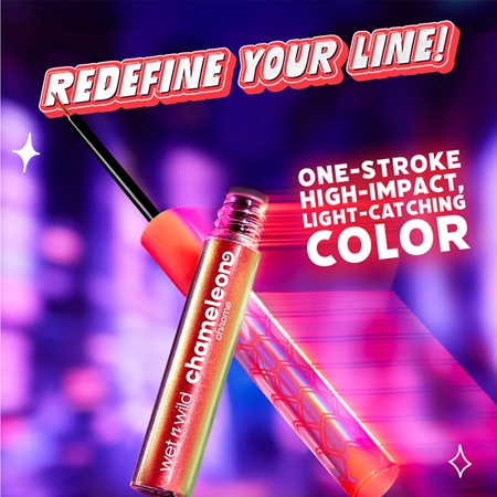 Wet n Wild Chameleon Chrome Liquid Eyeliner Ολογραφικό κρεμώδες λάινερ ματιών