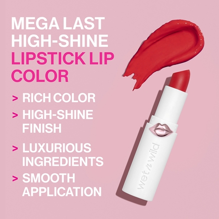 Wet n Wild MegaLast gloss lipstick with moisturising effect