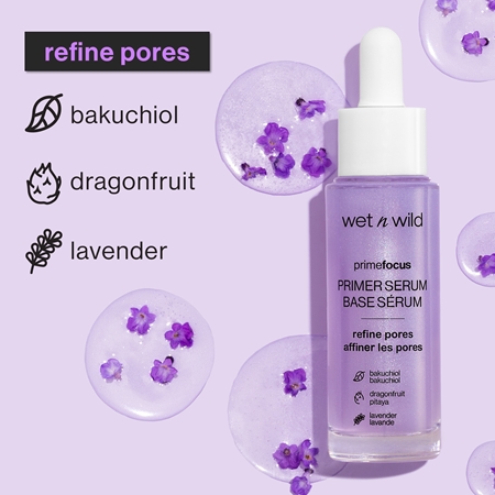 Wet n Wild PrimeFocus Refine Pores Brightening Primer Serum for hydration and pore minimising