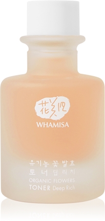 WHAMISA Organic Flowers Toner Deep Rich Moisturising and Nourishing Skin Tonic for dry and irritated skin