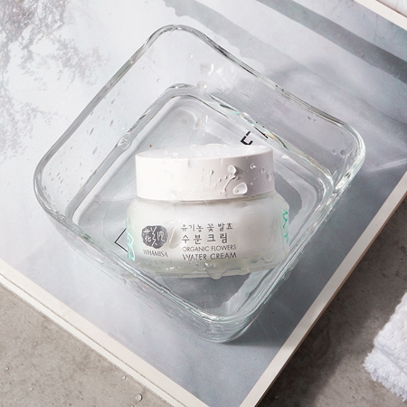 WHAMISA Organic Flowers Water Cream Lätt fuktighetskräm