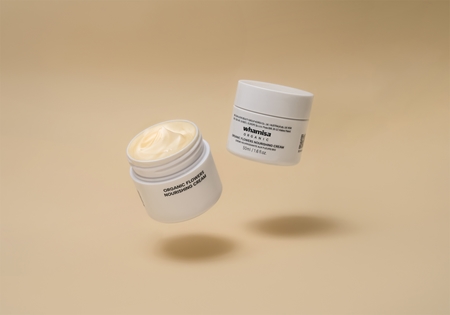WHAMISA Organic Flowers Nourishing Cream tápláló arckrém lifting és feszesítő hatással