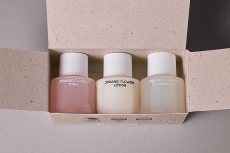 WHAMISA Organic Flowers Renewal Miniature Kit confezione regalo per una pelle perfetta