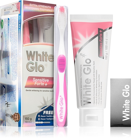 White Glo Sensitive Forte Mutes dobuma kopšanas komplekts