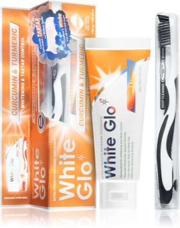 White Glo Whitening & Tartar Control dentifrice blanchissant avec brosse