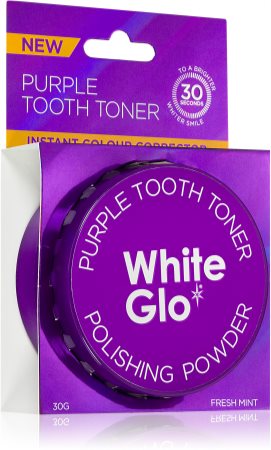 White Glo Purple Tooth Toner Powder polvere dentale sbiancante