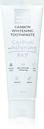 White Pearl PAP Carbon Whitening fehérítő fogkrém