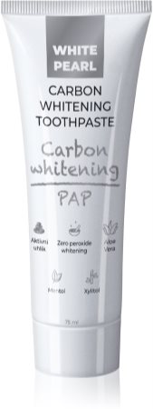 White Pearl PAP Carbon Whitening избелваща паста за зъби