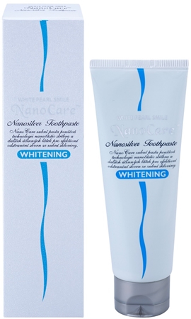 White Pearl NanoCare Whitening hopean nanohiukkasia sisältävä hammastahna tummentumia vastaan
