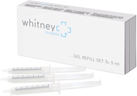 WhitneyPHARMA Gel refill set запасний наповнювач для щадного відбілювання зубів