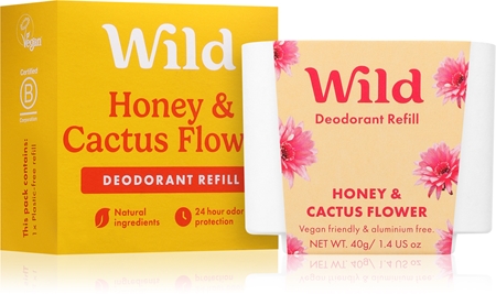 Wild Honey & Cactus Flower tuhý deodorant náhradní náplň