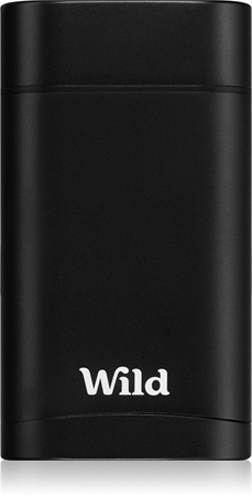 Wild Fresh Cotton & Sea Salt Men's Black Case deodorant stick with bag
