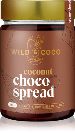 WILD & COCO Kokosová pomazánka čokoládová ořechová pomazánka s čokoládou