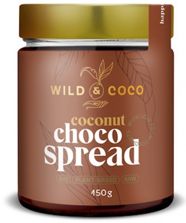 WILD & COCO Kokos Aufstrich dark choco Kokosnussaufstrich mit Schokolade