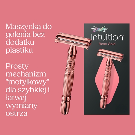 Wilkinson Sword Intuition Rose Gold ostrza wymienne