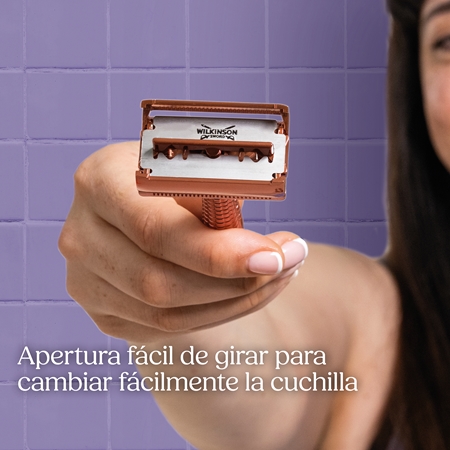 Wilkinson Sword Intuition Rose Gold recambio de cuchillas