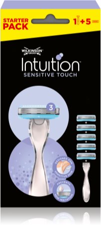 Wilkinson Sword Intuition Sensitive Touch Barberingsmaskine + Erstatningshoveder