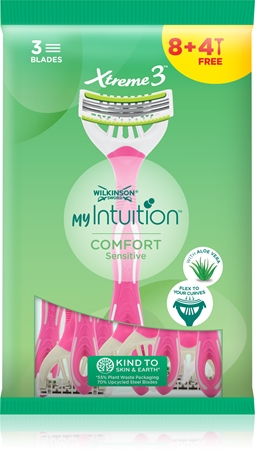 Wilkinson Sword My Intuition Xtreme3 Sensitive eldobható borotva 8 + 4 db