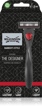 Wilkinson Sword Barbers Style The Architect holicí strojek + náhradní hlavice 2 ks