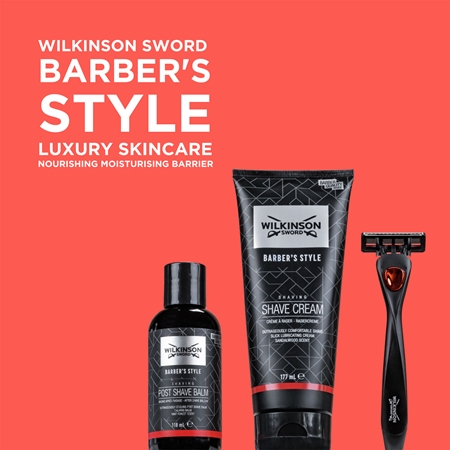 Wilkinson Sword Barbers Style The Architect holicí strojek + náhradní hlavice 2 ks