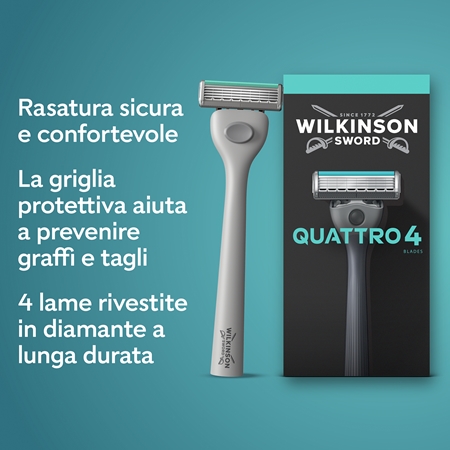 Wilkinson Sword Quattro rasoio per uomo