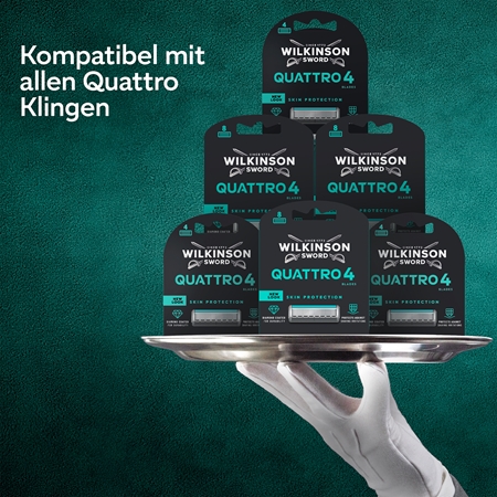 Wilkinson Sword Quattro Rasierer für Herren