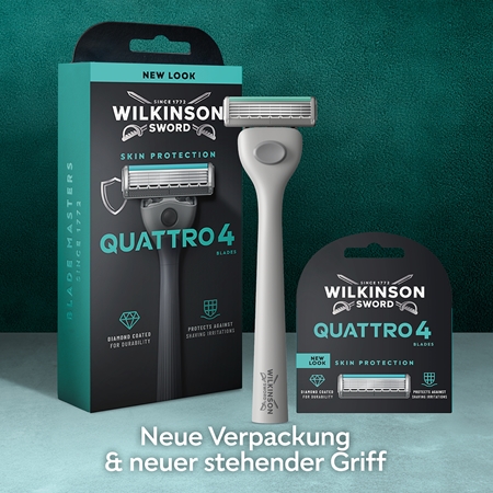 Wilkinson Sword Quattro Rasierer für Herren
