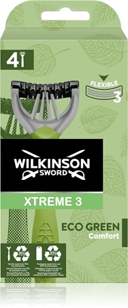 Wilkinson Sword Xtreme 3 Eco Green jednorázová holítka