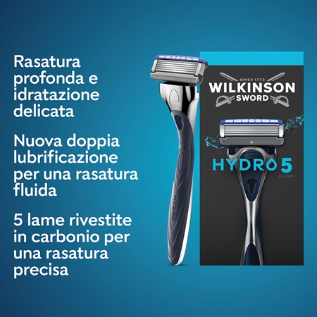 Wilkinson Sword Hydro5 rasoio + lamette di ricambio