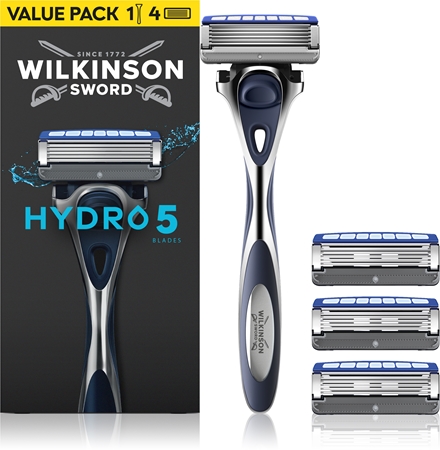 Wilkinson Sword Hydro5 partakone + vaihtopää 4 kpl