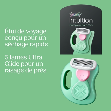 Wilkinson Sword Intuition Complete Mini rasoir de voyage avec étui