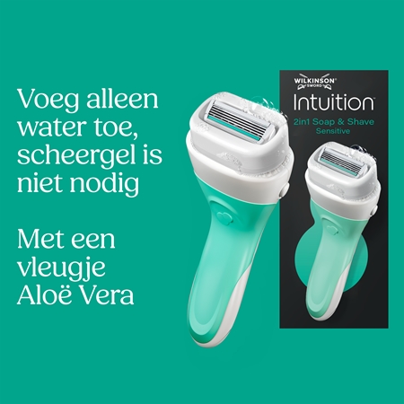 Wilkinson Sword Intuition 2in1 Soap & Shave Sensitive Scheerapparaat