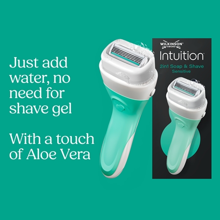 Wilkinson Sword Intuition 2in1 Soap & Shave Sensitive Asendusterad