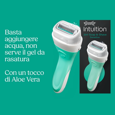 Wilkinson Sword Intuition 2in1 Soap & Shave Sensitive lame di ricambio