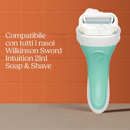 Wilkinson Sword Intuition 2in1 Soap & Shave Sensitive lame di ricambio